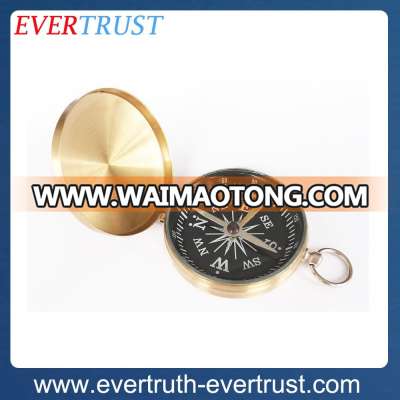 promotional pocket hiking custom antique brass compass