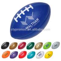 Cheap Promotional Round Pu Foam Stress Ball Rugby Stress Ball With Logo